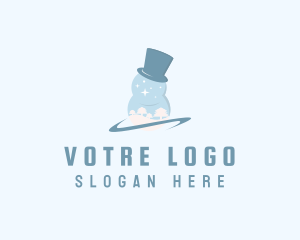 Winter - Snowman Top Hat logo design