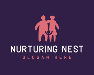 Parenting - Family Child Parents logo design