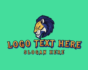 Otter - Lion Mane Gaming logo design