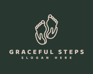 Foot Massage Spa logo design