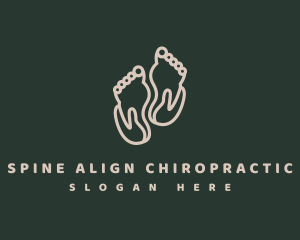 Chiropractor - Foot Massage Spa logo design