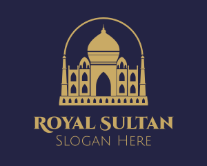 Gold Indian Palace logo design