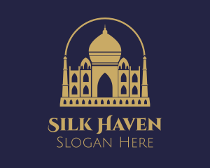 Gold Indian Palace logo design