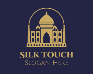 Gold Indian Palace logo design