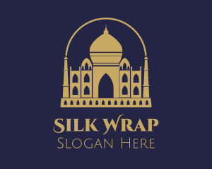 Gold Indian Palace logo design