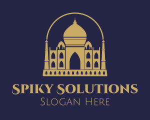 Gold Indian Palace logo design