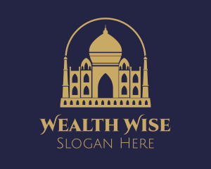 Luxe - Gold Indian Palace logo design