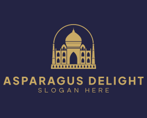 Gold Indian Palace logo design