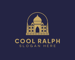 Gold Indian Palace logo design