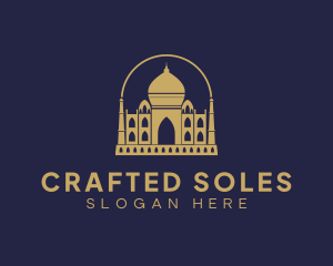 Gold Indian Palace logo design