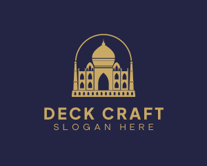 Gold Indian Palace logo design