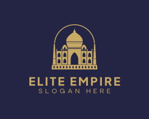 Gold Indian Palace logo design