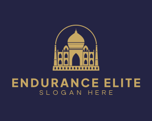 Gold Indian Palace logo design