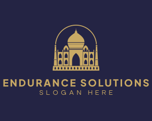 Gold Indian Palace logo design