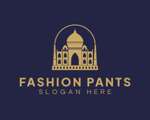 Gold Indian Palace logo design