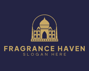 Gold Indian Palace logo design