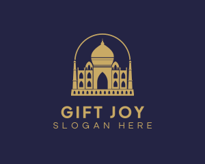 Gold Indian Palace logo design