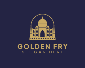 Gold Indian Palace logo design