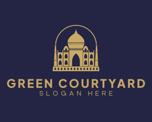 Gold Indian Palace logo design