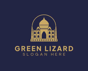 Gold Indian Palace logo design