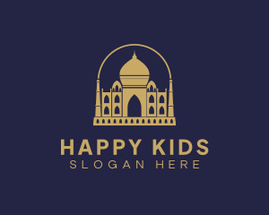 Gold Indian Palace logo design