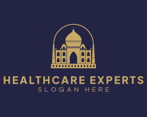 Gold Indian Palace logo design