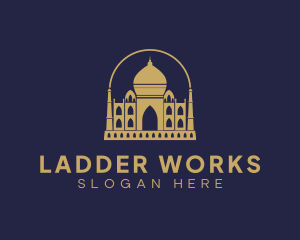 Gold Indian Palace logo design