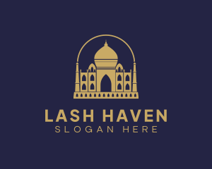 Gold Indian Palace logo design