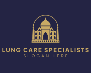 Gold Indian Palace logo design