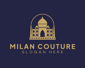 Gold Indian Palace logo design