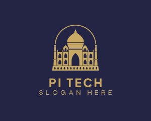 Gold Indian Palace logo design