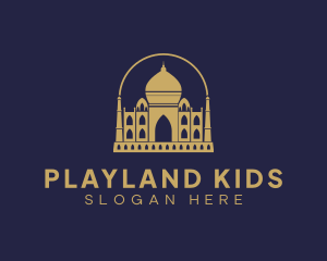 Gold Indian Palace logo design