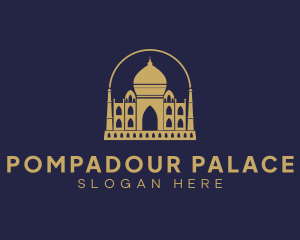 Gold Indian Palace logo design