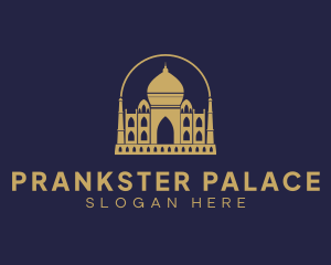 Gold Indian Palace logo design