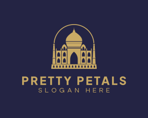 Gold Indian Palace logo design