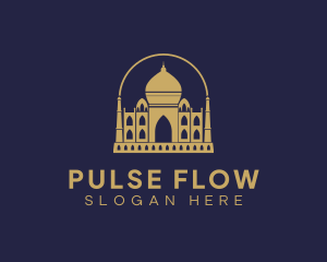 Gold Indian Palace logo design