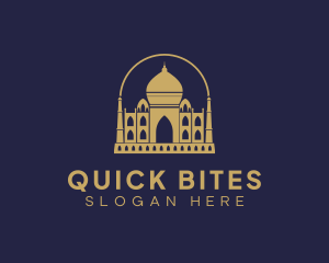 Gold Indian Palace logo design