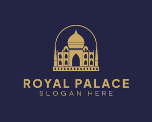 Gold Indian Palace logo design