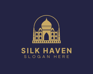 Gold Indian Palace logo design