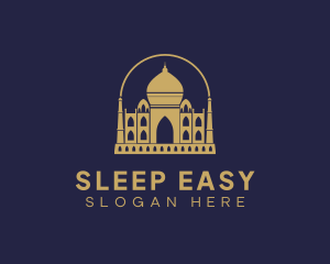 Gold Indian Palace logo design