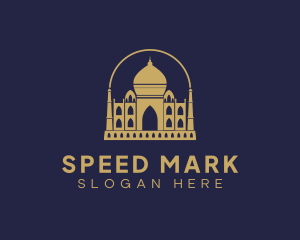 Gold Indian Palace logo design