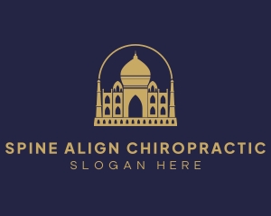 Gold Indian Palace logo design