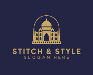 Gold Indian Palace logo design