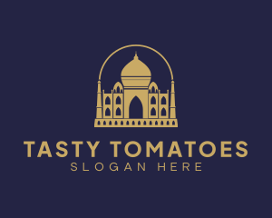 Gold Indian Palace logo design