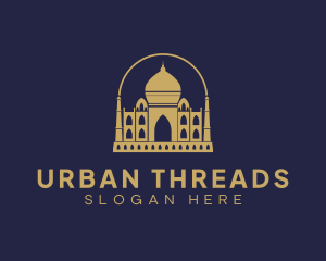 Gold Indian Palace logo design