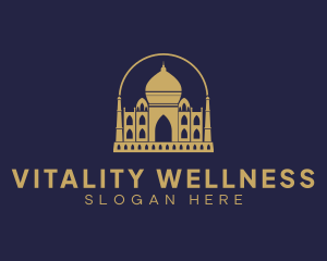 Gold Indian Palace logo design