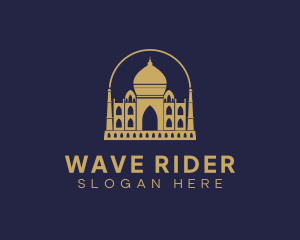 Gold Indian Palace logo design