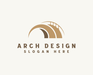 Arch - Arch Bridge Construction logo design