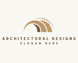 Arch - Arch Bridge Construction logo design