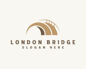 Arch Bridge Construction logo design